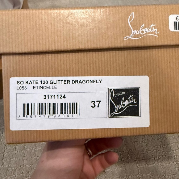 Christian Louboutin So Kate 120 Glitter Dragonfly Pumps - Multicolor - Picture 8 of 9